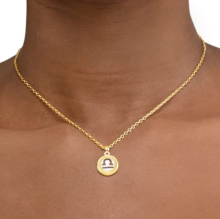 Libra Zodiac Necklace